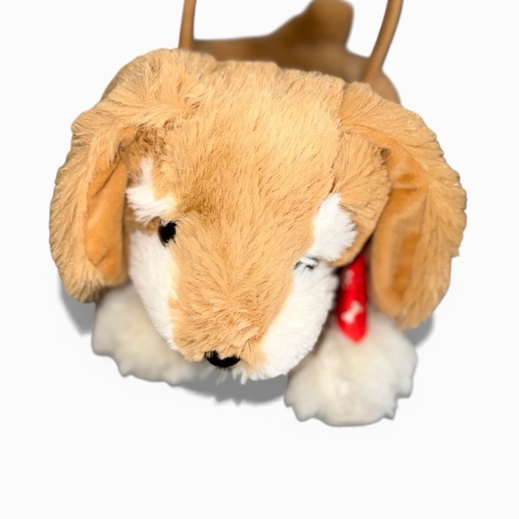 Plush Dog Basket with Handle - Picture 4 of 5